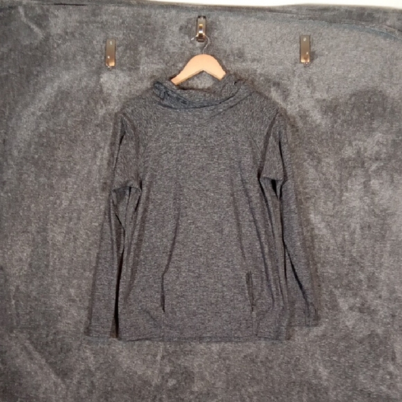 Lululemon Warm Your Core Long Sleeve Womens Heather Gray Mock Neck - Picture 1 of 9